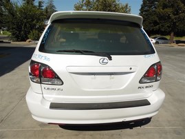 2002 LEXUS RX300 COACH EDITION WHITE 3.0 AT 2WD Z19717